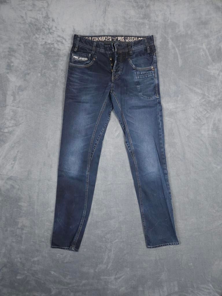 Pme Legend Broek Commander W30 L34 Slim Fit Blauw Pall Mal., Blauw, ., W32 (confectie 46) of kleiner, Ophalen of Verzenden