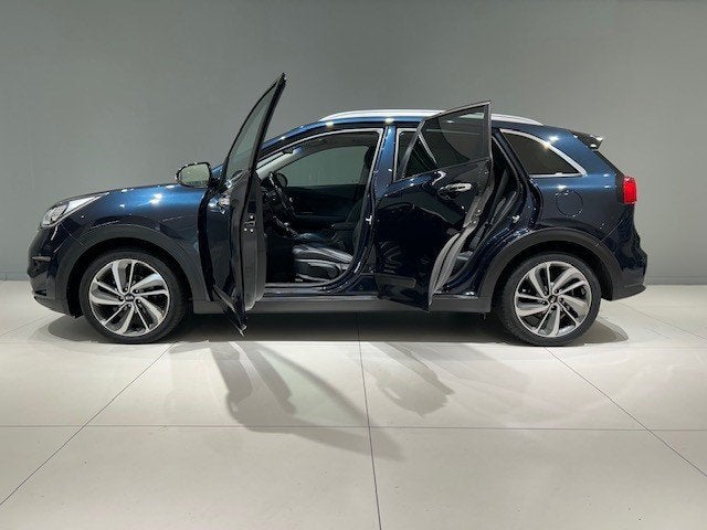 Kia Niro 1.6 GDi Hybrid 141pk DCT6 Edition Clima/ Sunroof/ 1, Automaat, Dealer onderhouden, Blauw, Leder en Stof