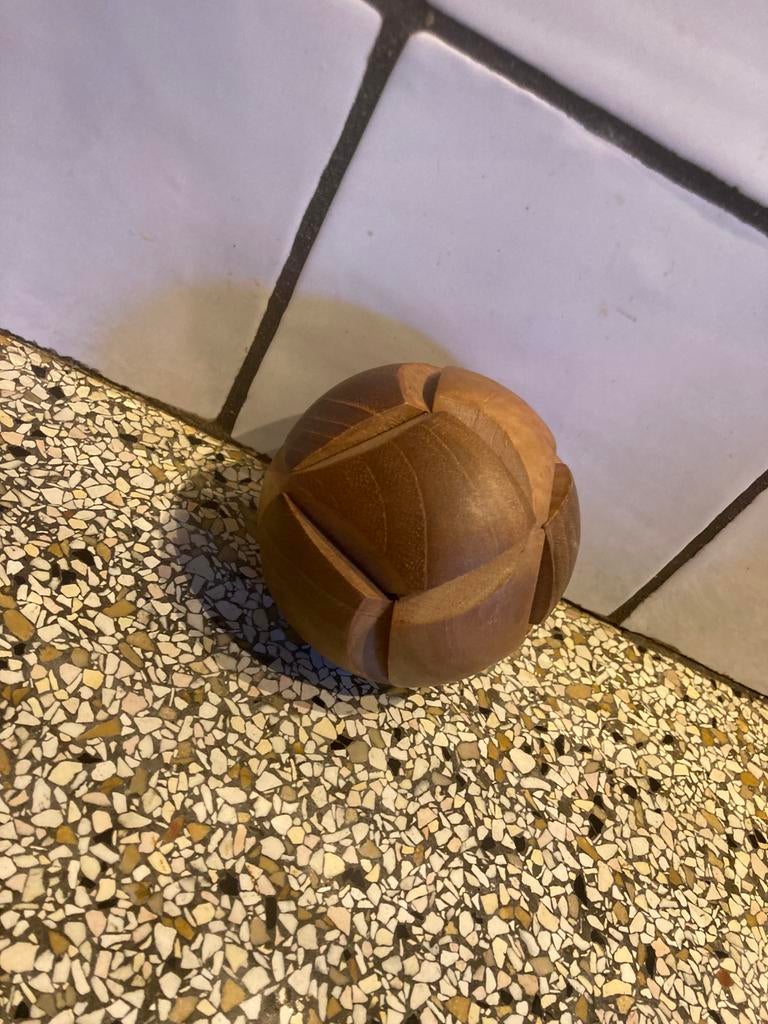 Houten bol puzzel, Ophalen of Verzenden, Zo goed als nieuw