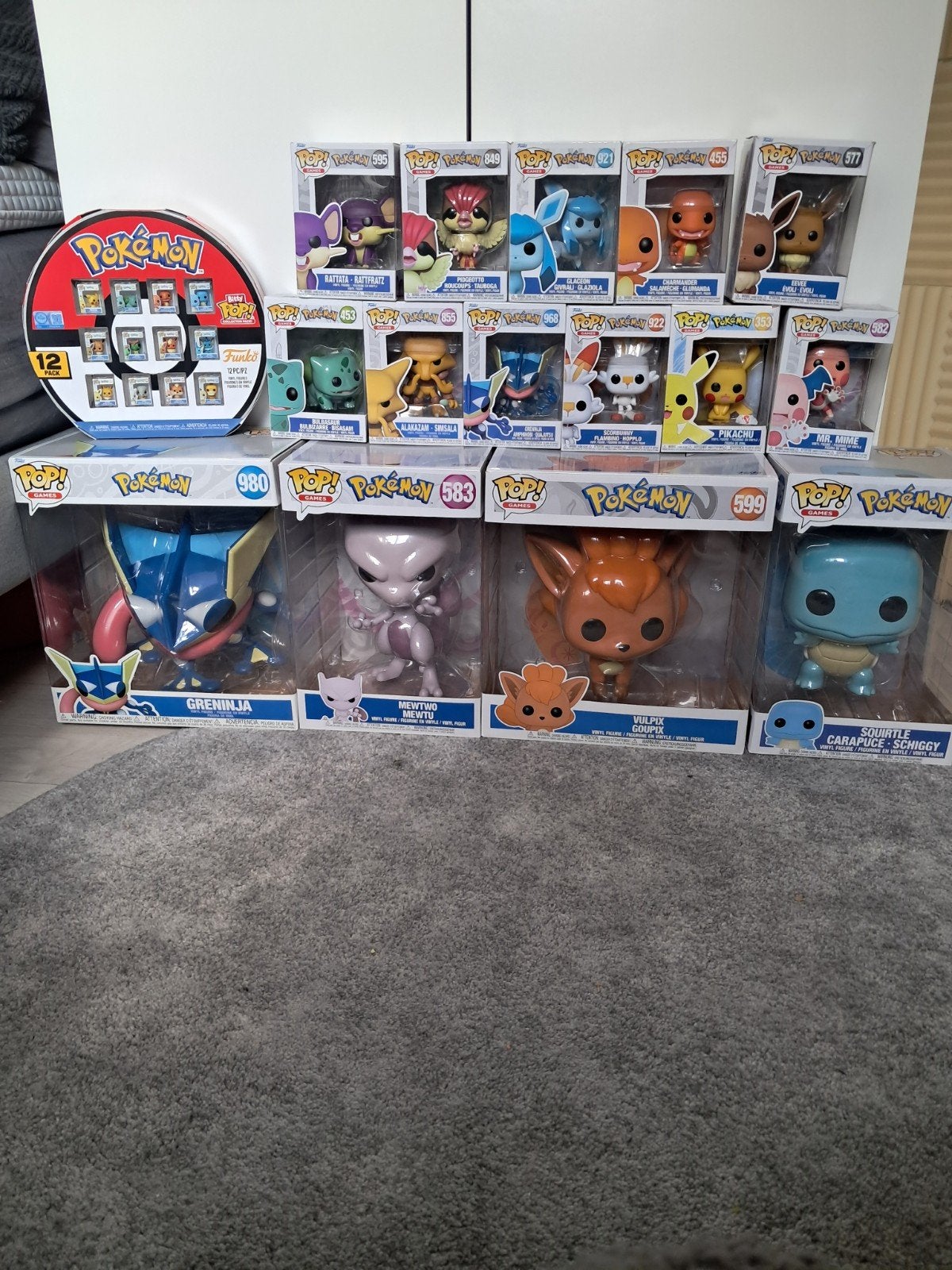 Pokémon Funko Pop! collectie met 2 gratis bechermdozen!, Verzamelen, Poppetjes en Figuurtjes, Ophalen, Zo goed als nieuw
