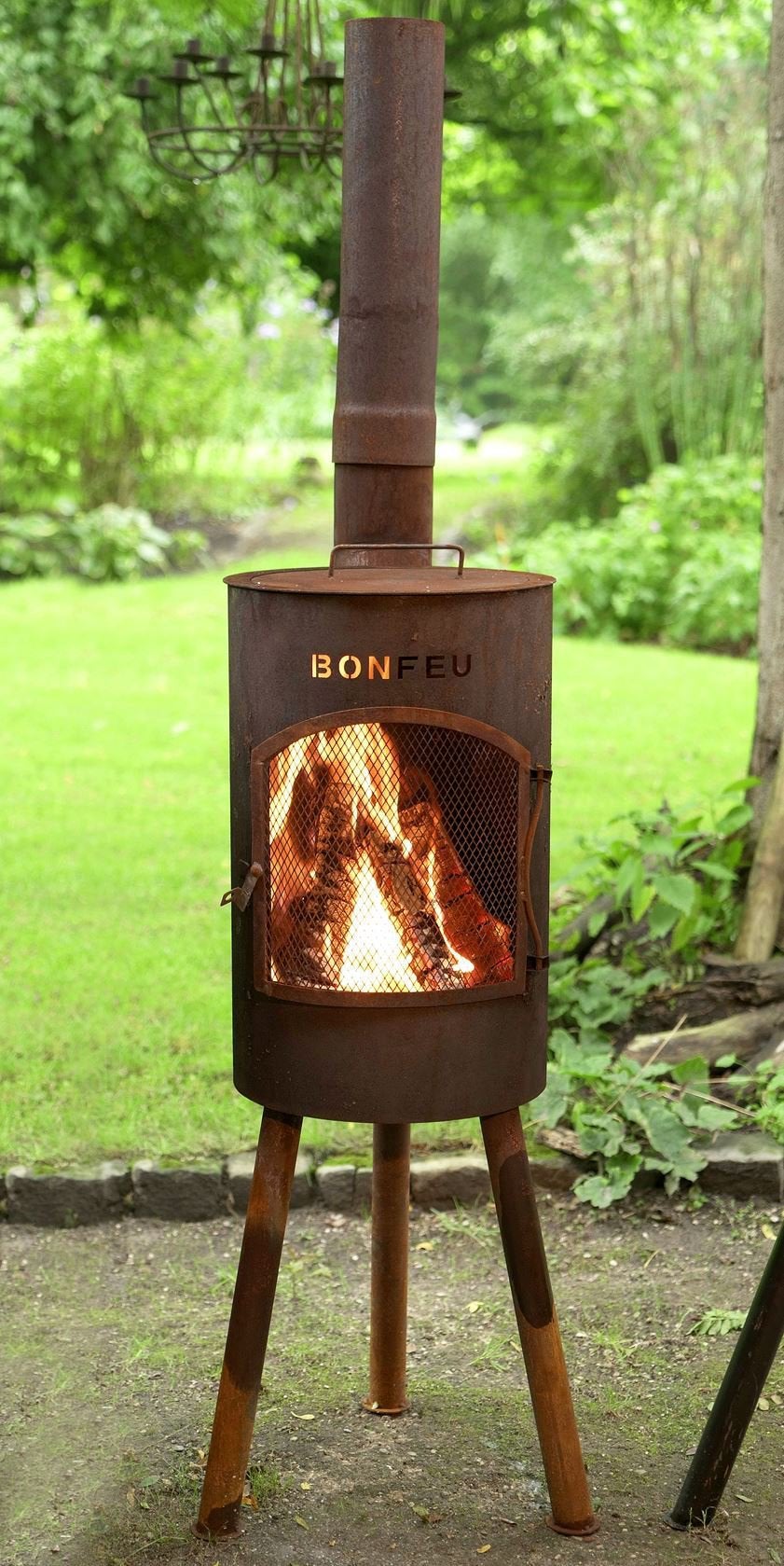 Bonfeu tuinhaard, Ophalen, Gebruikt