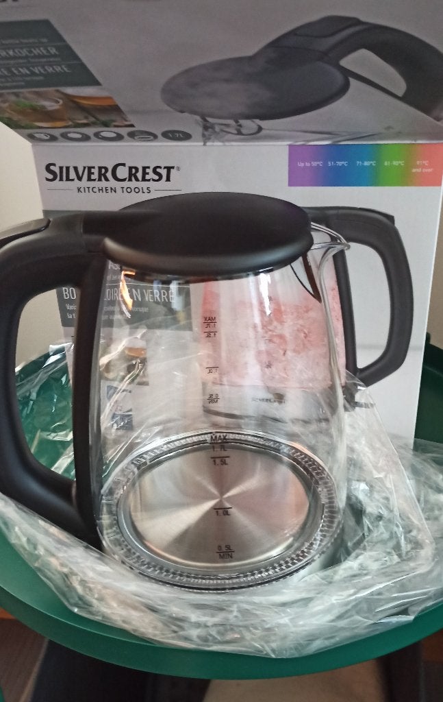 Nieuwe Silvercrest waterkoker, 3000 W, inhoud 1,7 L, Witgoed en Apparatuur, 1 tot 2 liter, Ophalen, Nieuw