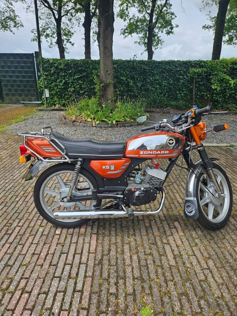 Zeer mooie zundapp ks80 op brommer kenteken, Ophalen, Maximaal 45 km/u, KS50, Zo goed als nieuw