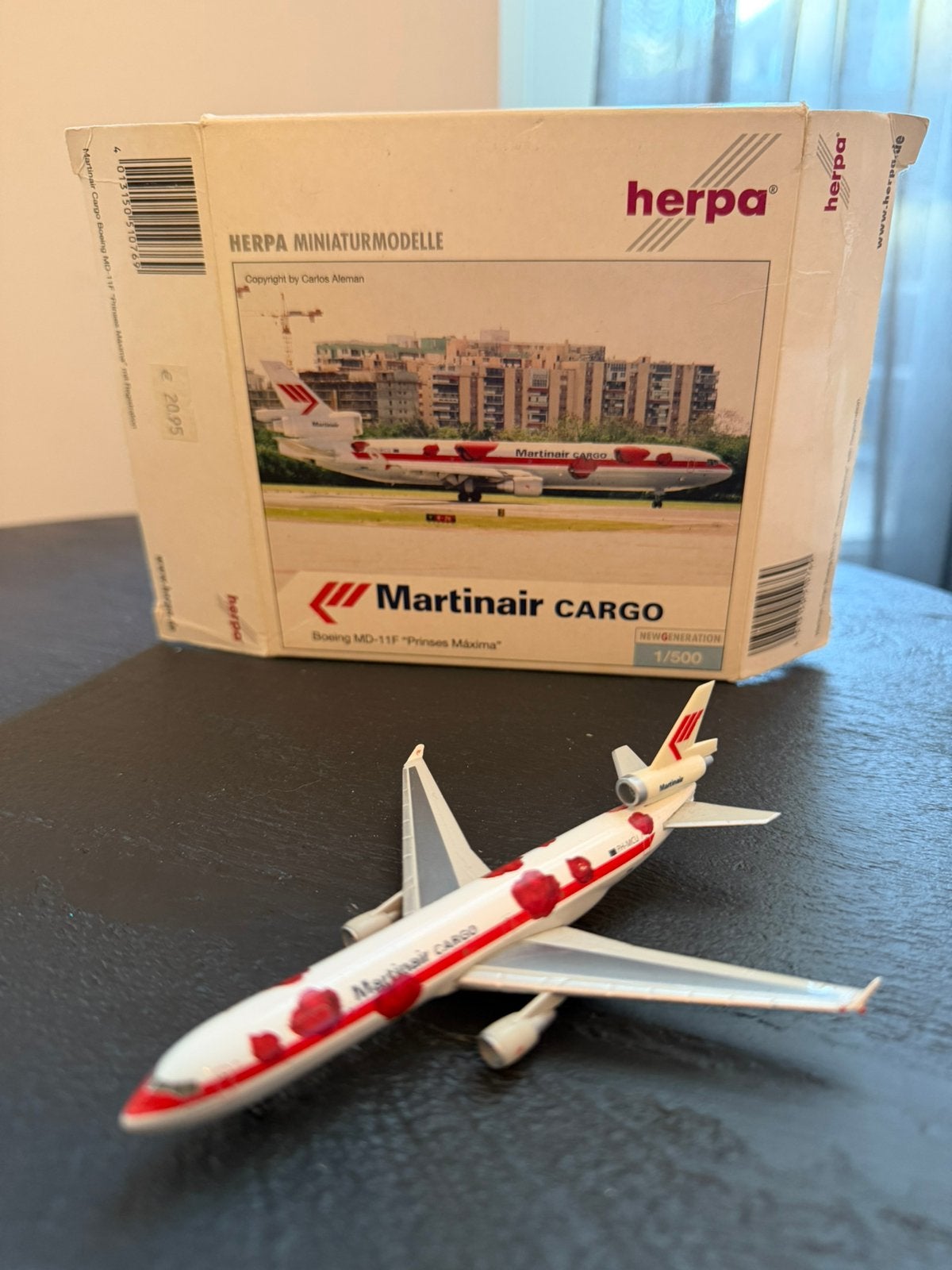Herpa Wings 1:500 Martinair Cargo McDonnell Douglas MD-11F, Ophalen of Verzenden, Schaalmodel
