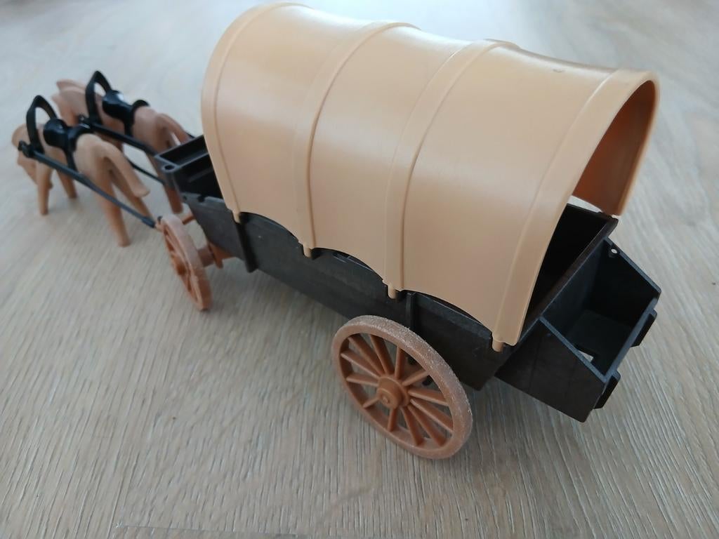 Playmobil Huifkar met paarden. Set 3278 uit 1983, Verzenden, Gebruikt