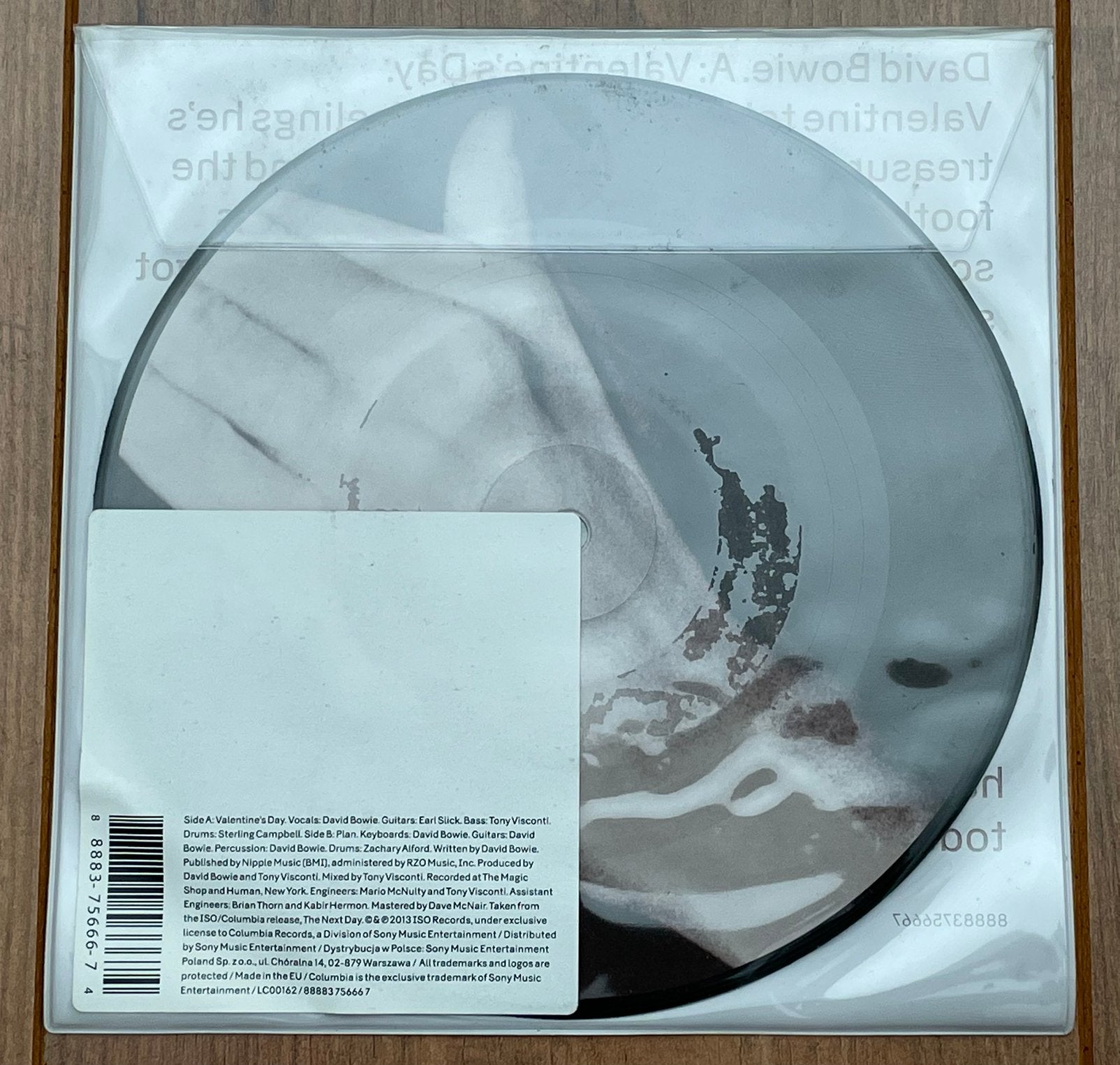 David Bowie - Valentine's Day picture disc 7 inch / EX, Cd's en Dvd's, Vinyl Singles, Picture disc, 7 inch, Ophalen of Verzenden