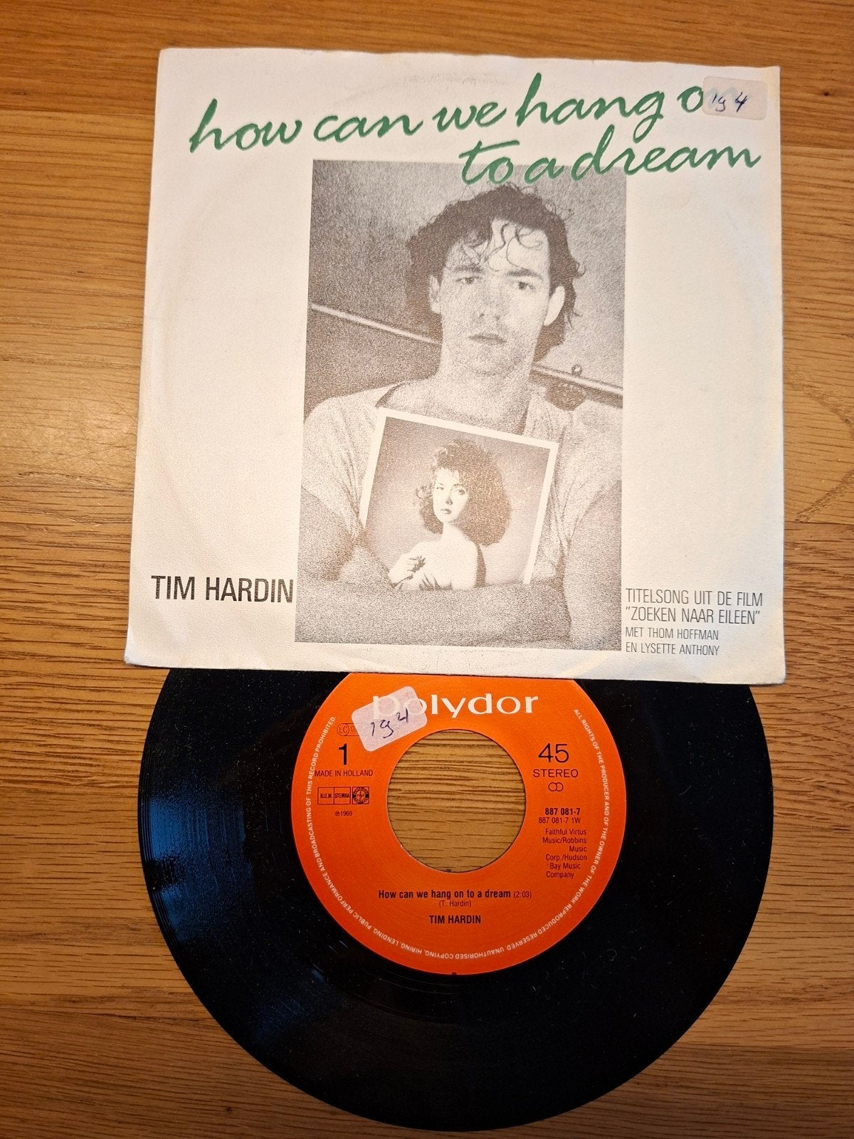 Tim Hardin - How Can We Hang On To A Dream (Vinyl Single), Gebruikt, 7 inch, Ophalen of Verzenden, Pop