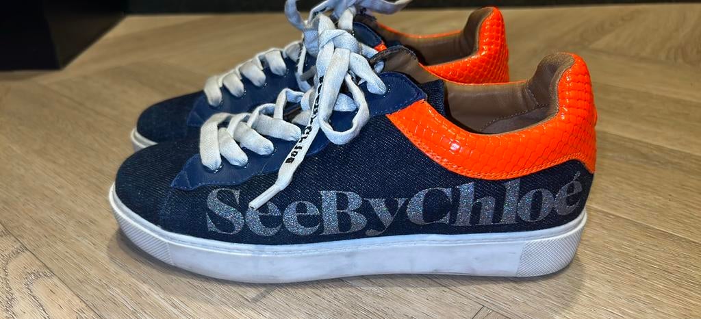 See by chloe schoenen maat 36, Ophalen of Verzenden, Zo goed als nieuw, Sneakers of Gympen