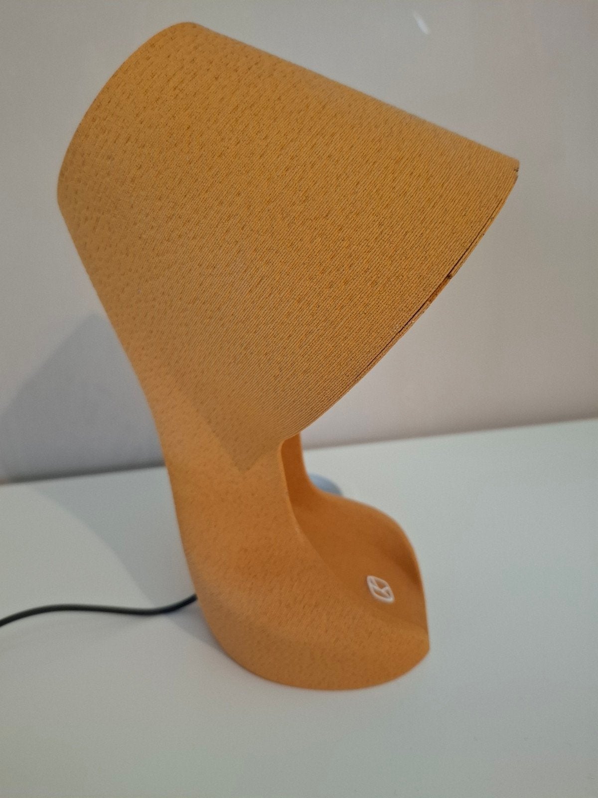 Krill Design Ohmie blond oranje vegan 3D-geprinte lamp, Oranje, Ophalen, Design