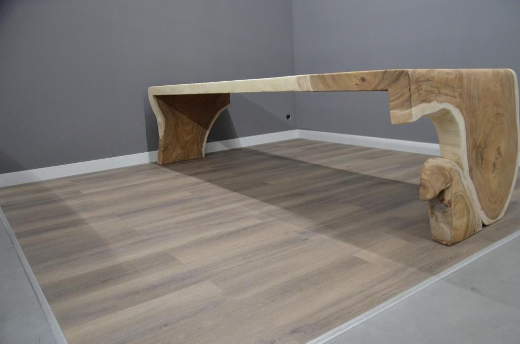 Suar Waterval tafel 325 cm, Verzenden, 50 tot 100 cm, Vijf personen of meer, Rechthoekig