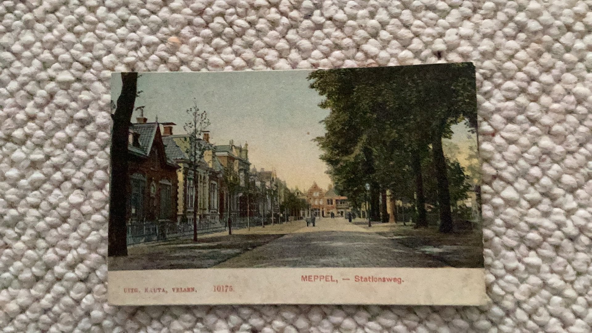 Ansichtkaart Meppel Stationsweg begin 1900. 923, Ophalen of Verzenden, Voor 1920, Ongelopen, Drenthe