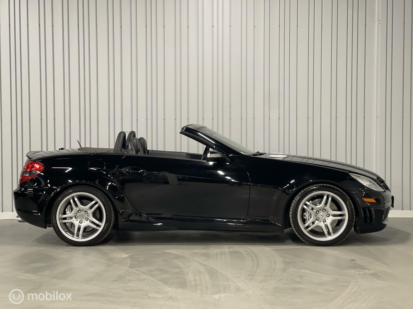 Mercedes SLK AMG 55 400+ pk airco/nek-stoelverwarming/flippe, Automaat, Achterwielaandrijving, 8 cilinders, Cabriolet