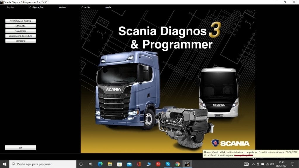 Scania Diagnos Programmeur SDP3 2.48.6 [2021], Verzenden