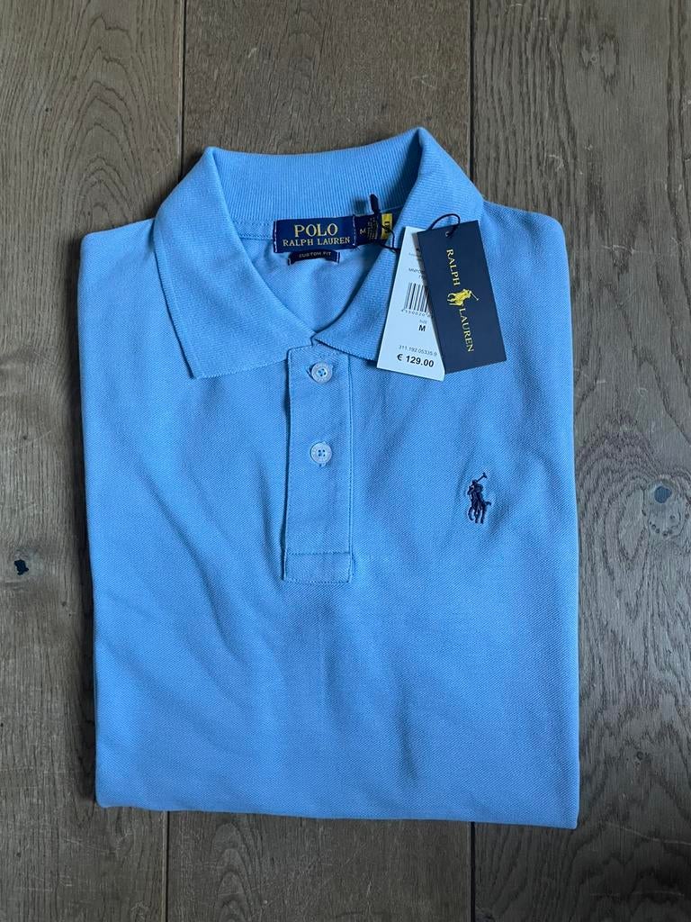 Ralph Lauren polo lichtblauw maat M, Ophalen of Verzenden, Nieuw, Maat 48/50 (M), Blauw