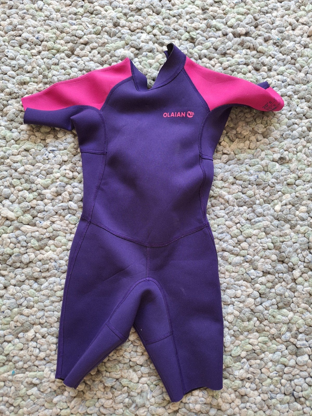 Wetsuit kort Decathlon maat 8 / 125-132 (1 keer gedragen), Ophalen of Verzenden, Zo goed als nieuw, Heer, Wetsuit