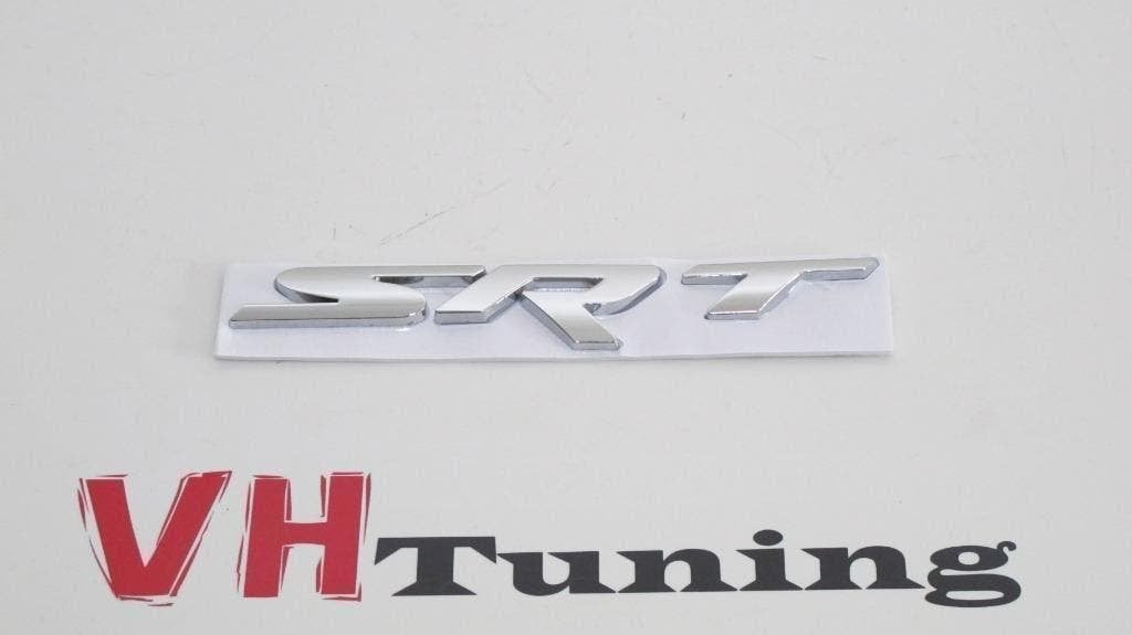 Jeep/Dodge/Chrysler/Jaguar SRT 3D logo zelfklevend Chroom, Ophalen of Verzenden