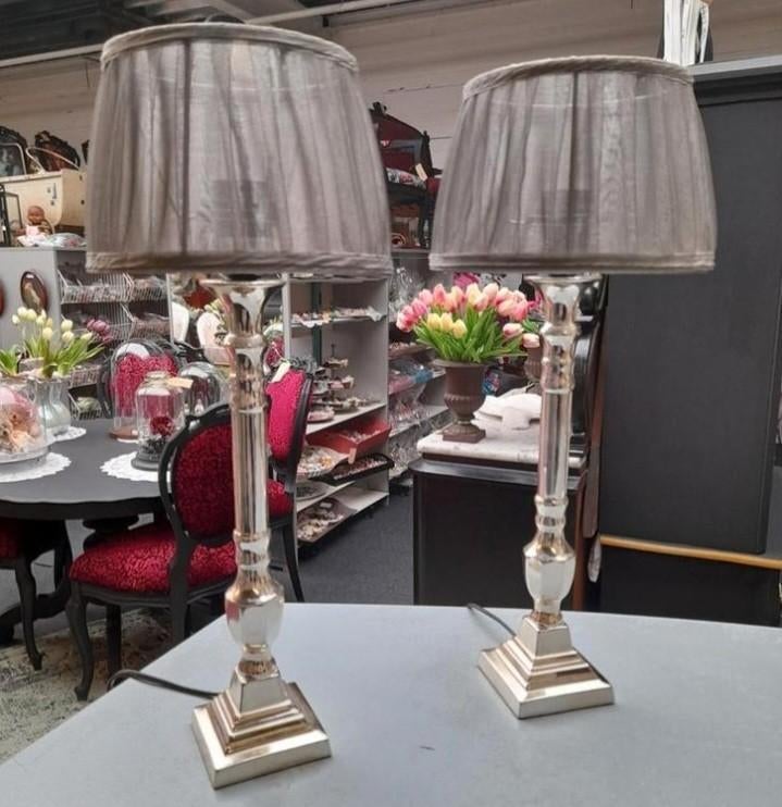 Set 2 leuke lampen, Ophalen of Verzenden, Zo goed als nieuw, Minder dan 50 cm