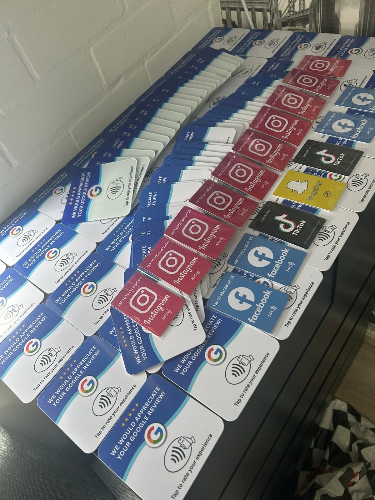 NFC Google Review Cards (los of bulk), Computers en Software, Verzenden, Zo goed als nieuw, Android