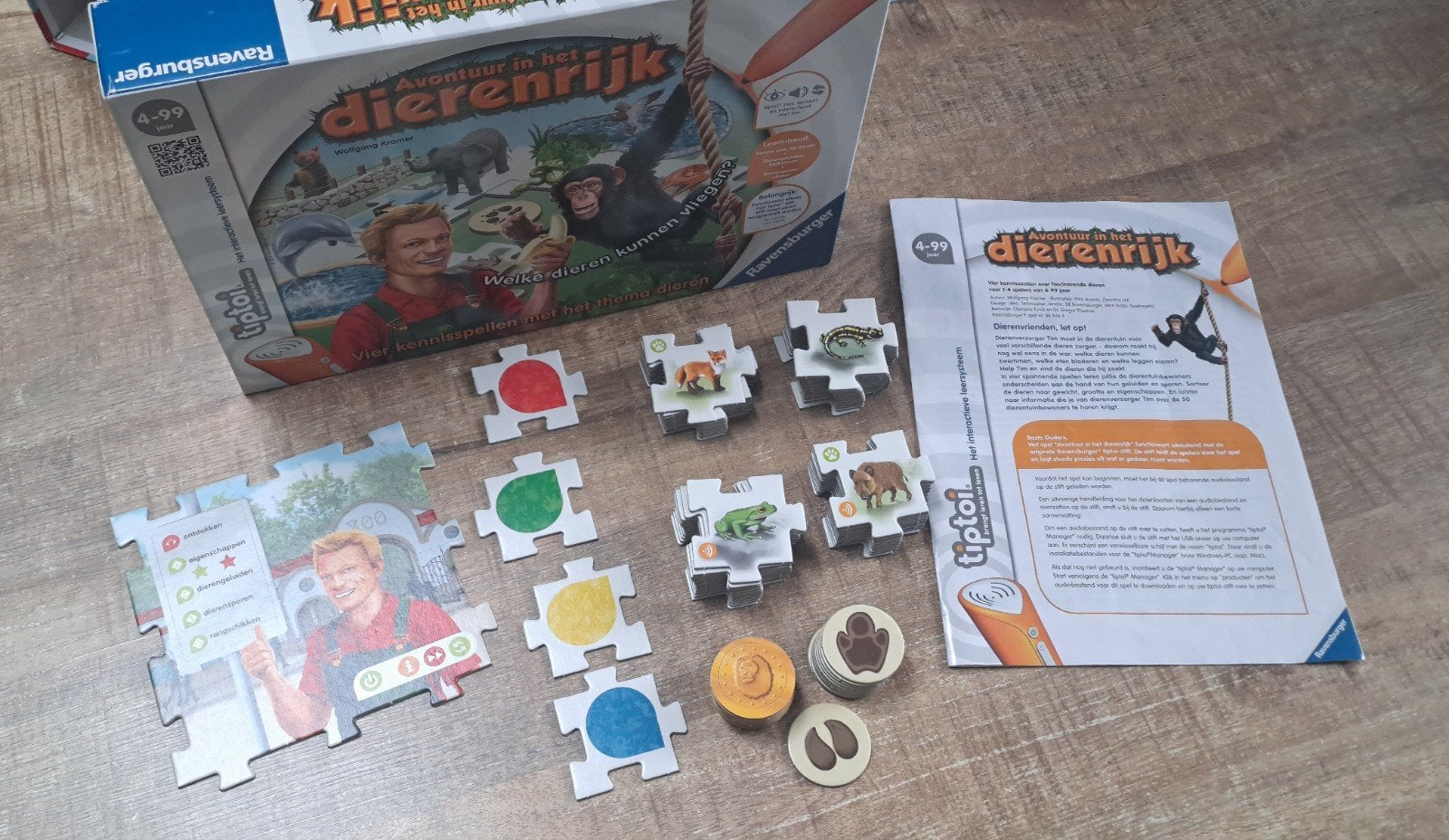 Tiptoi Avontuur in het Dierenrijk Ravensburger, Een of twee spelers, Ophalen of Verzenden, Zo goed als nieuw, Ravensburger