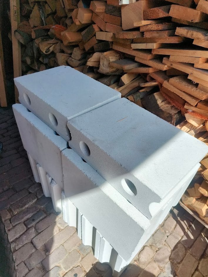 14x Kalkzandsteen blokken (327 x 100 x 240h), Ophalen, Nieuw, Kalkzandstenen