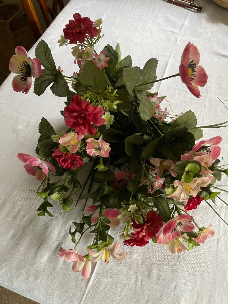 kunst bloemen, Ophalen, Zo goed als nieuw