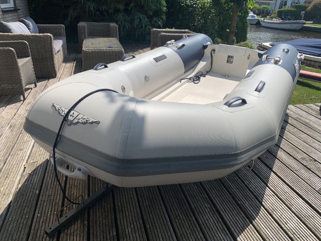 Rubberboot RIB 3.20m, Ophalen, Zo goed als nieuw, Polyester/glasvezel, Overige merken