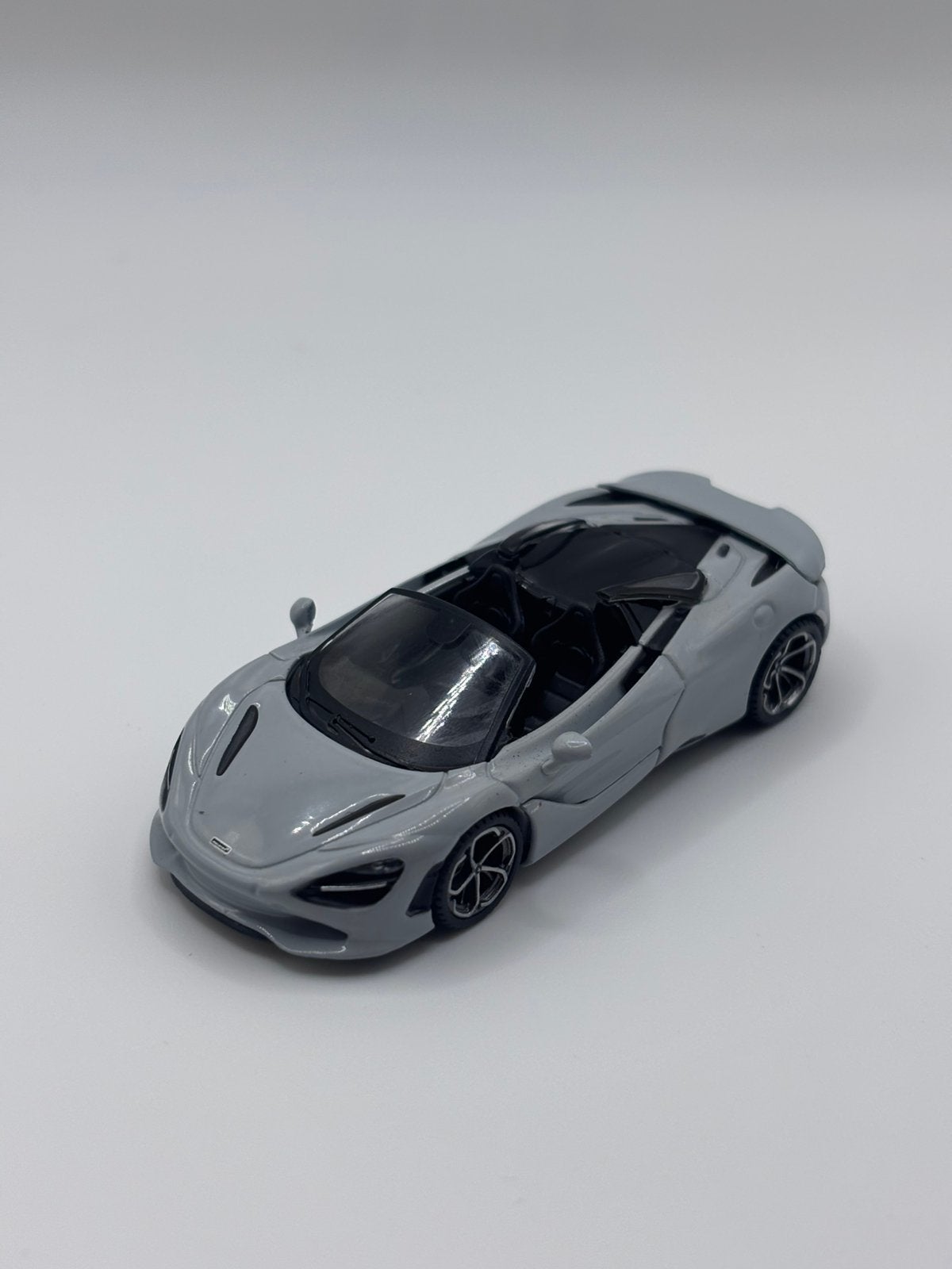 Mini GT - McLaren 750S Spider Cirrus Grey, Www.rubensmodelautos.nl, Auto, Nieuw, Ophalen of Verzenden