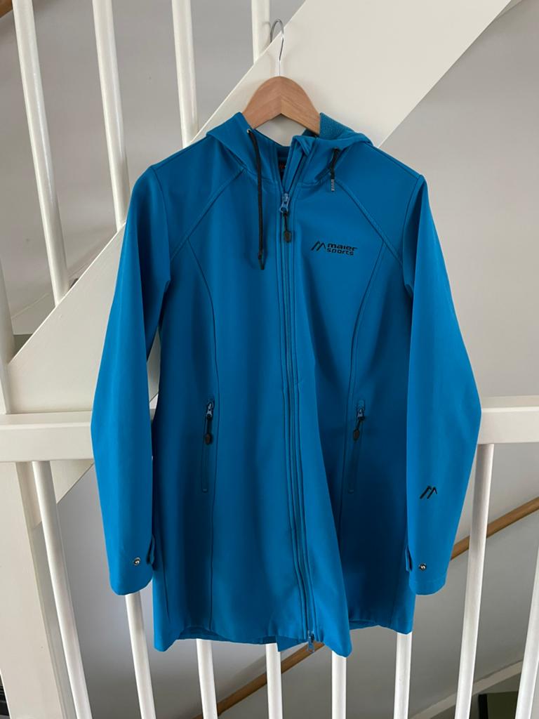 Softshell jas dames, Ophalen of Verzenden, Gedragen, Maat 38/40 (M), Blauw