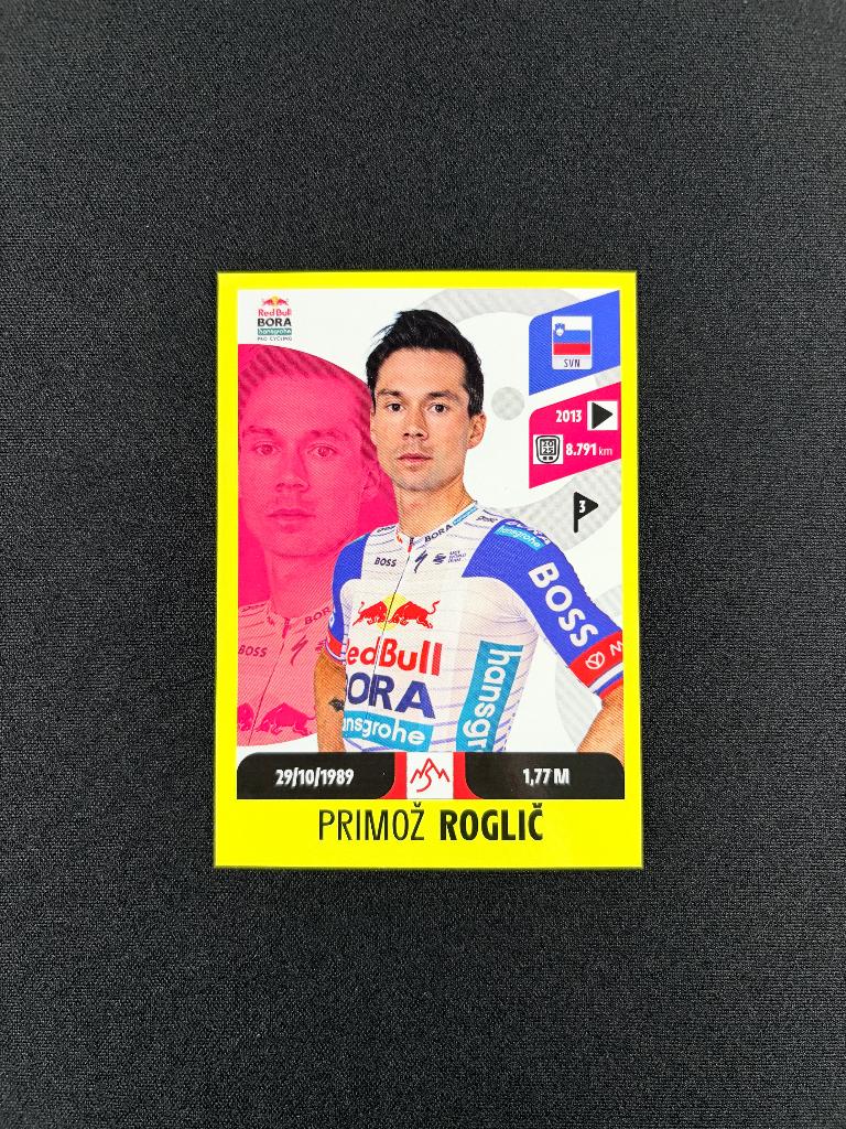 Primoz Roglic Panini Tour de France 2026 Sticker Red Bull, Verzenden, Zo goed als nieuw, Overige sporten, Poster, Plaatje of Sticker