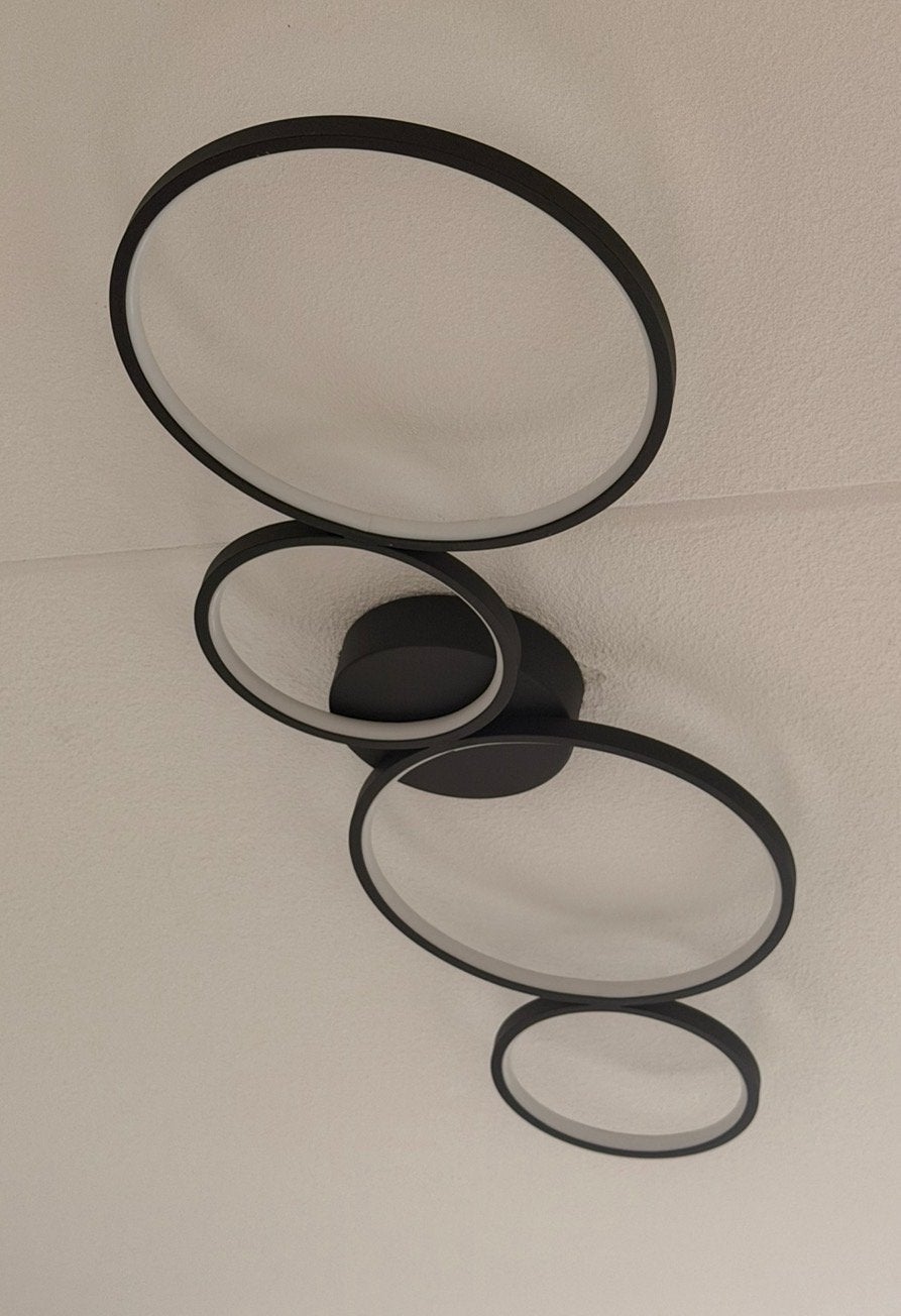 LED Instagram Lamp 90cm Zwart - Goede Staat, Ophalen, Gebruikt, 50 tot 100 cm, Minder dan 100 cm