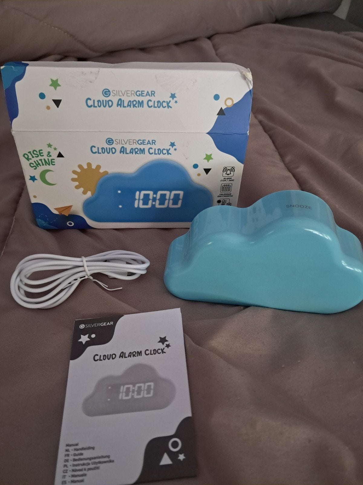 Silvergear Cloud Wekker - Digitale Kinderwekker, Ophalen of Verzenden, Zo goed als nieuw, Digitaal