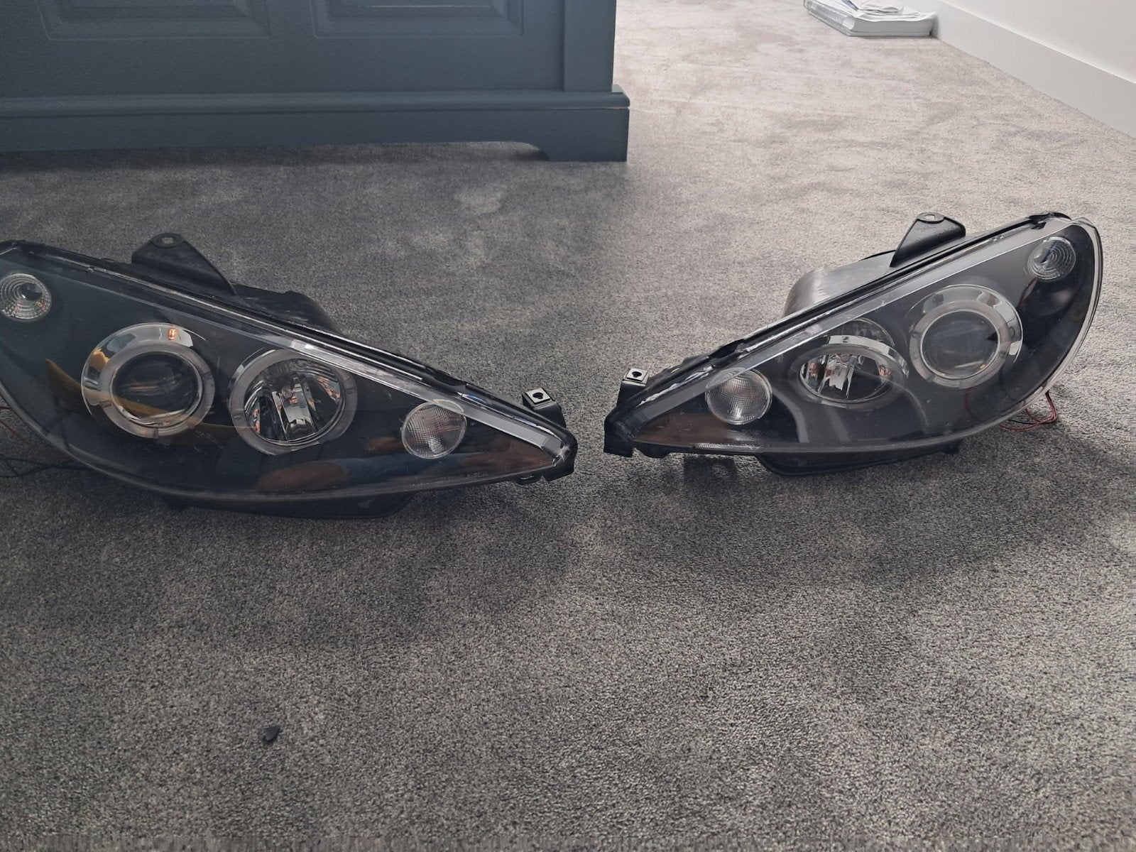Angeleyes koplampen (set) - Gebruikt met defect, Ophalen, Gebruikt, Peugeot