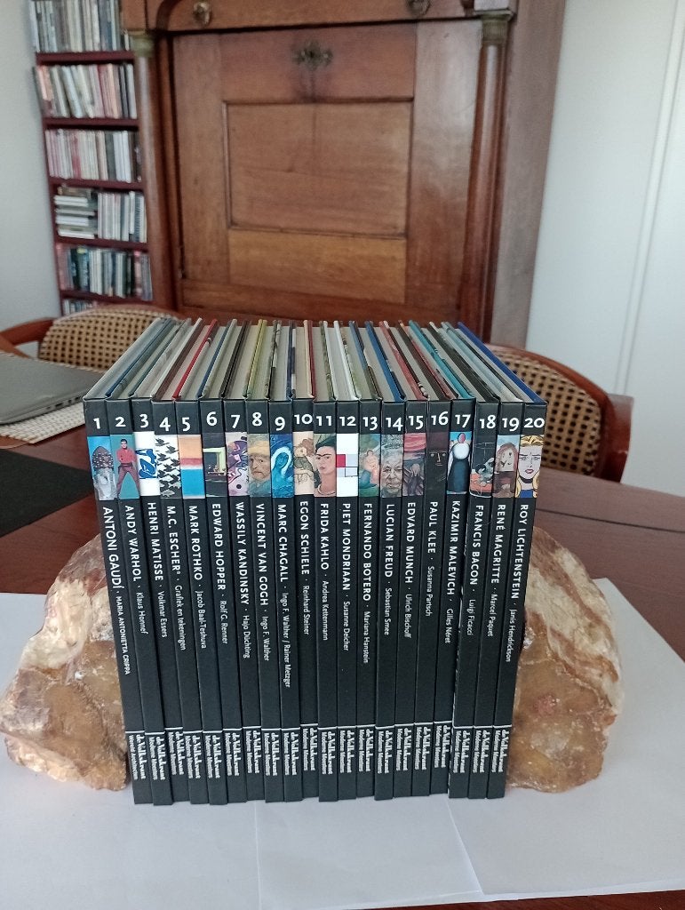 20 hardbacks MODERNE MEESTERS  Taschen / de Volkskrant 2010, Boeken, Diverse auteurs, Ophalen of Verzenden, Zo goed als nieuw