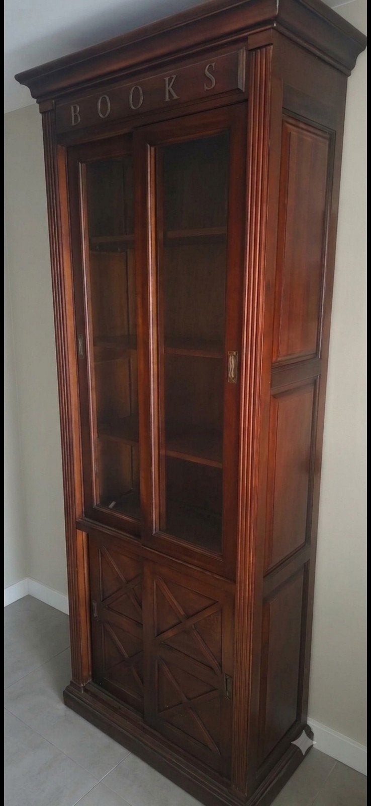 Kast BOOKS, Ophalen, Met deur(en), 200 cm of meer, 50 tot 100 cm