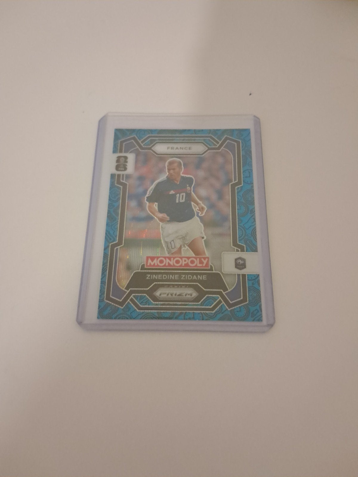 Zinedine Zidane Monopoly Prizm Spelerskaart Frankrijk, Ophalen of Verzenden, Zo goed als nieuw, Buitenlandse clubs, Spelerskaart