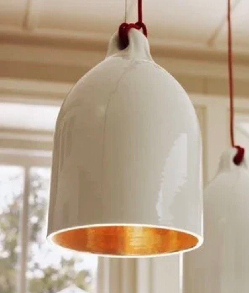 Hanglamp Buffer  Pols Potten  6 stuks, Ophalen, Zo goed als nieuw, Glas