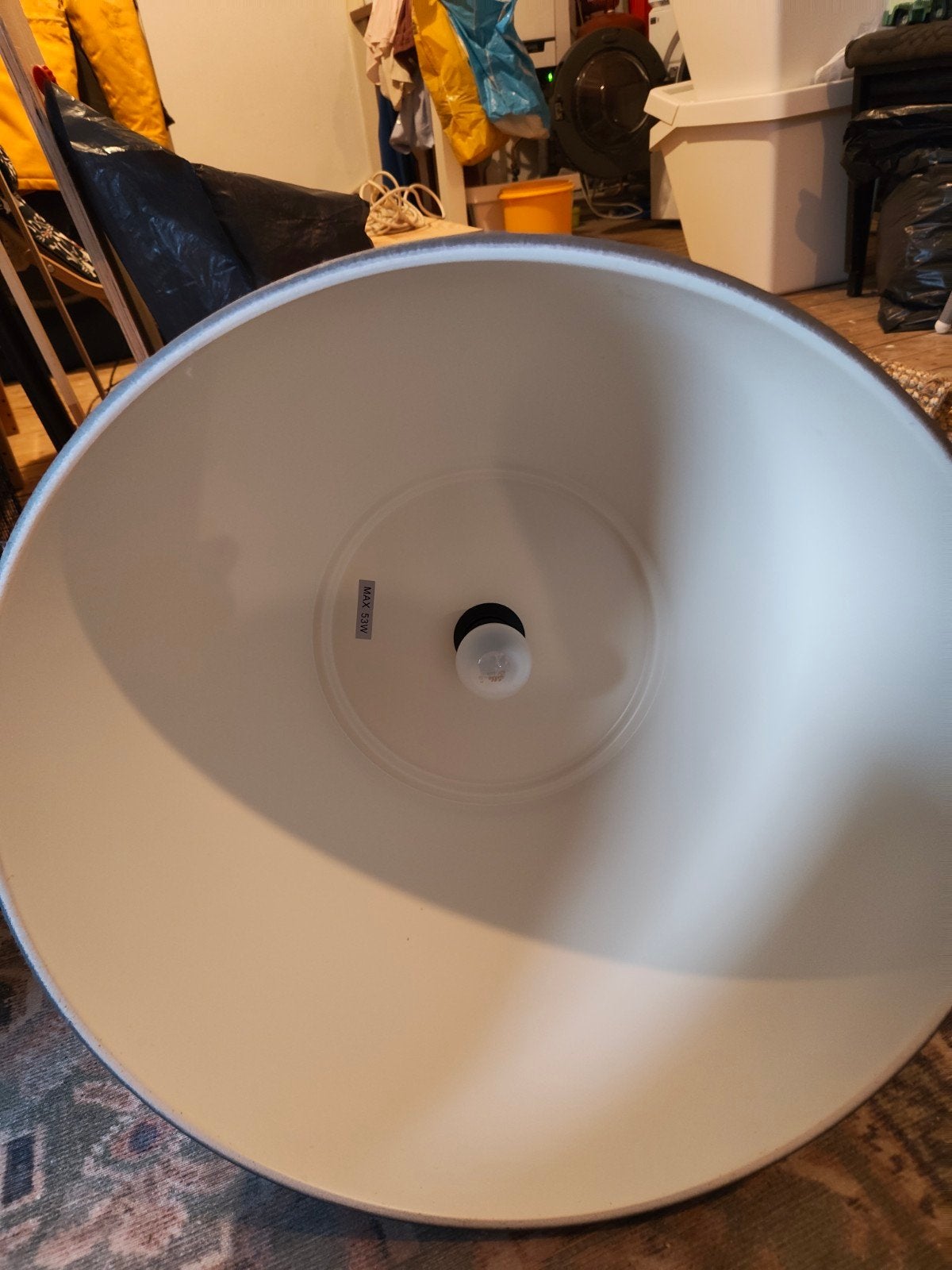 Grote IKEA Hektor hanglamp - Industrieel design, Ophalen, Gebruikt, 50 tot 75 cm, Metaal