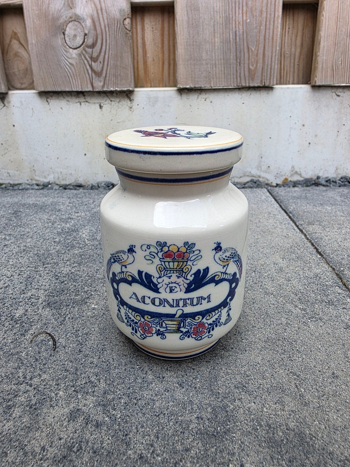 Antieke Delftse Aconitum Apothekerspot, Antiek en Kunst, Ophalen of Verzenden