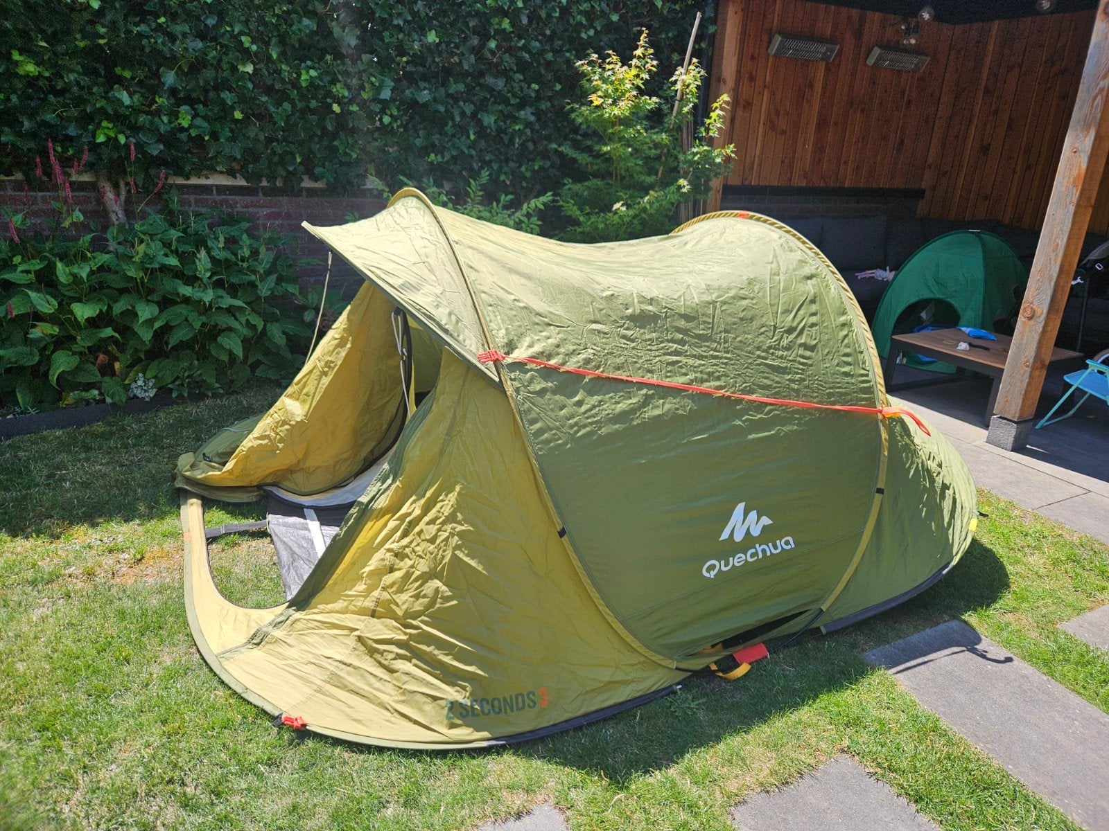 Quechua 2 Seconds 3-persoons pop-up tent, Ophalen, Tot en met 2