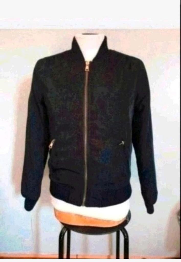 Bershka zwart jas, Kleding | Dames, Zwart, Zo goed als nieuw, Maat 36 (S), Bershka