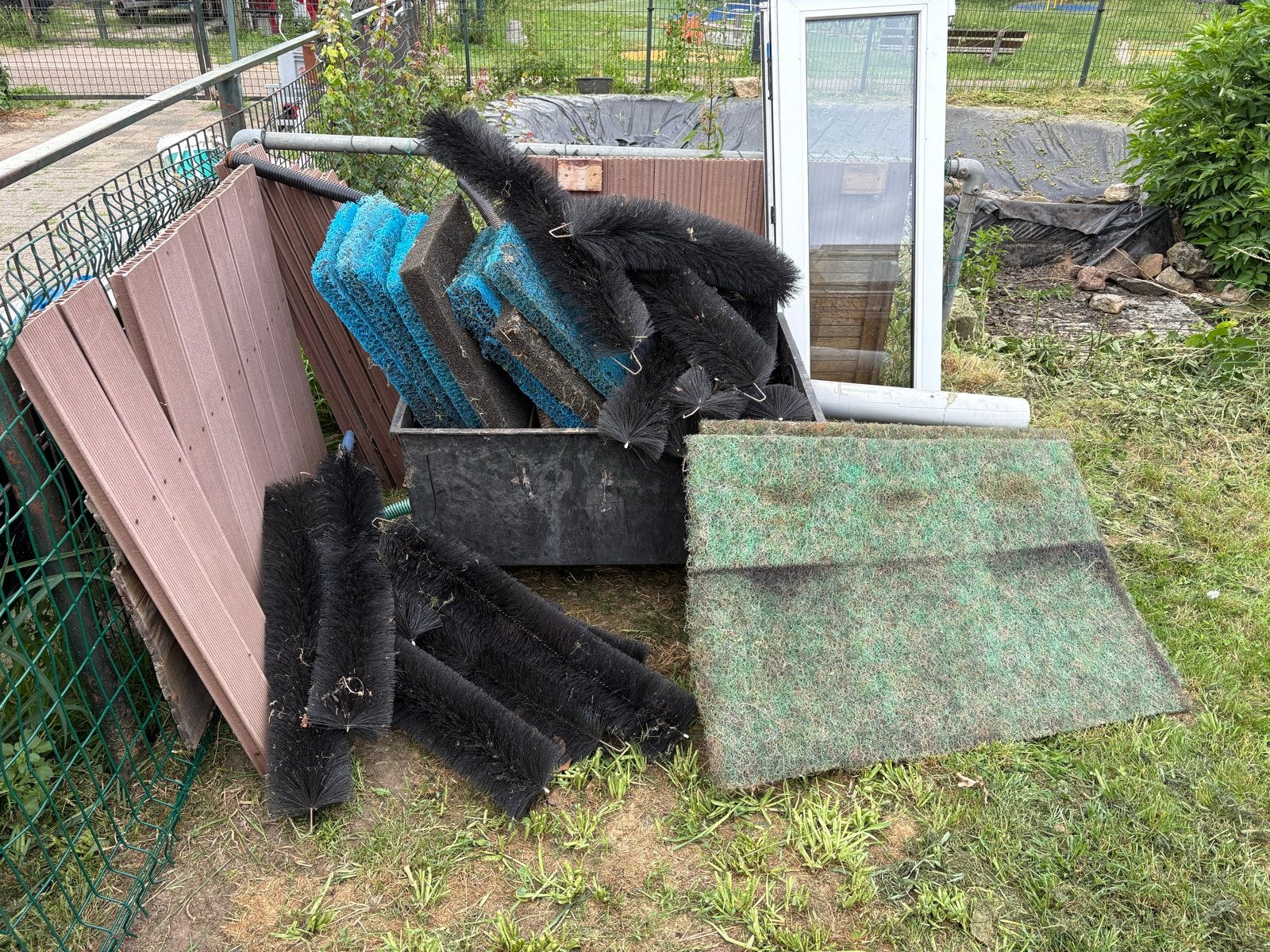 Diverse vijverbenodigdheden: filters, borstels en meer, Tuin en Terras, Vijver-toebehoren, Ophalen, Gebruikt, Overige typen