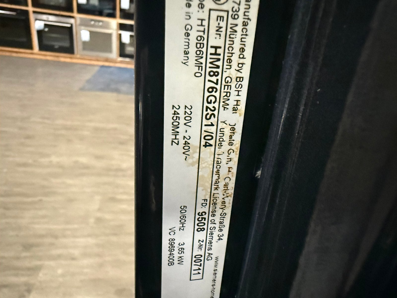 Siemens HM876G2S1 inbouw combimagnetron met pyrolitische, Ophalen, Postbus 259, Zo goed als nieuw, Bsh.nl@bshg.com