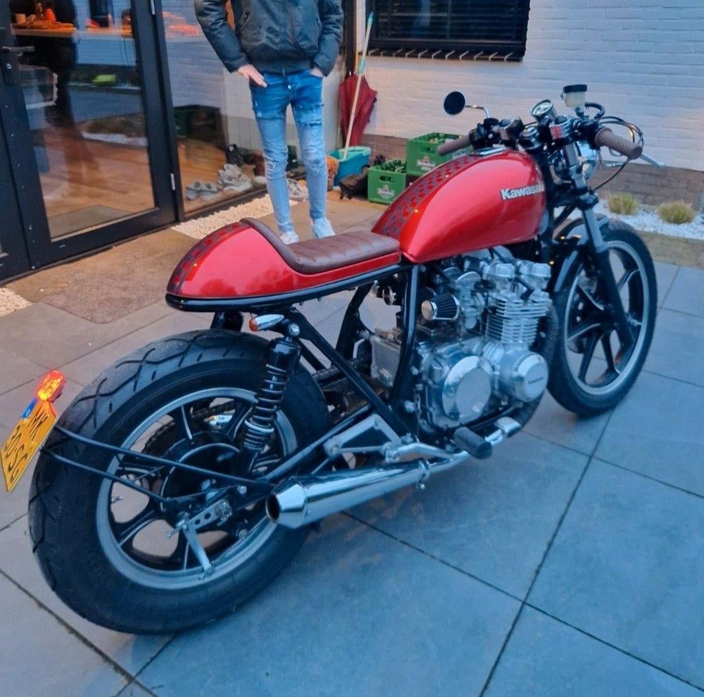 Unieke Kawasaki 550cc, Motoren, 4 cilinders, Particulier, Naked bike