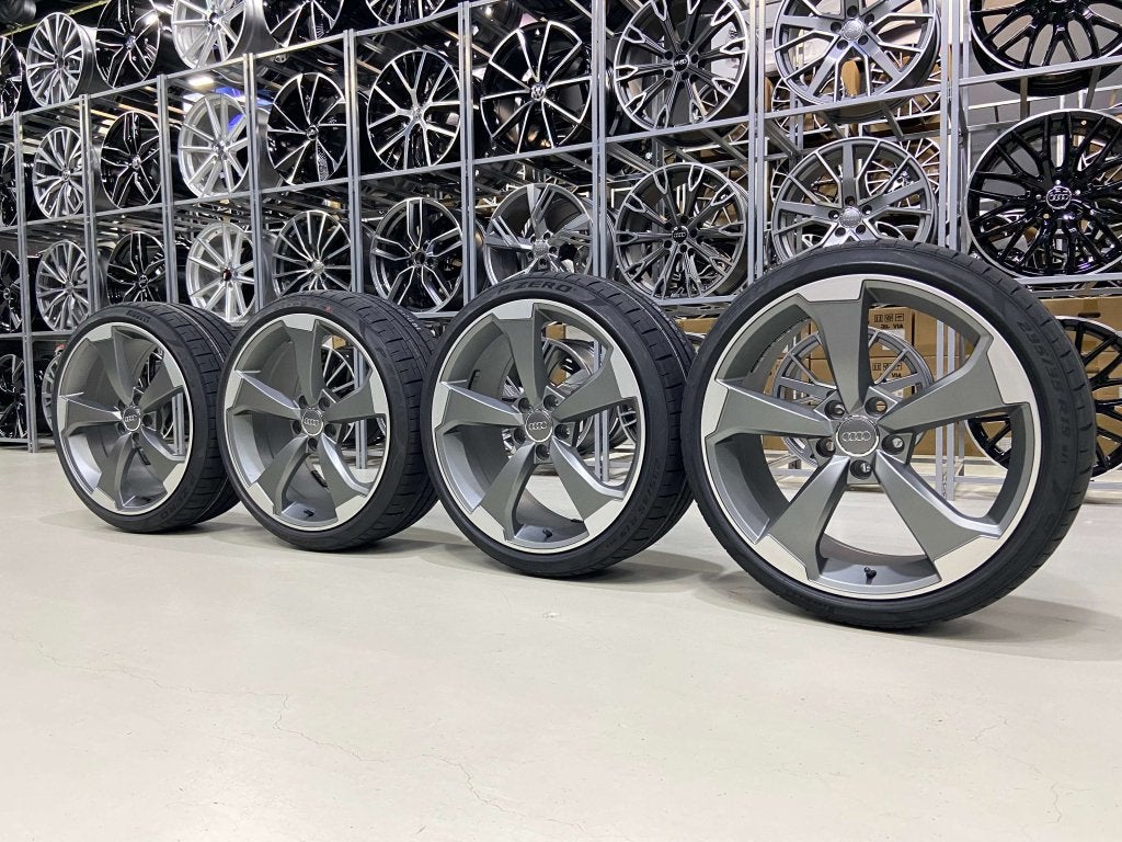 5x112 18'' Velgen Rotor Look Audi A3 Vw Seat Cupra Mercedes, Niet ingevuld, 18 inch, Velg(en), Niet ingevuld