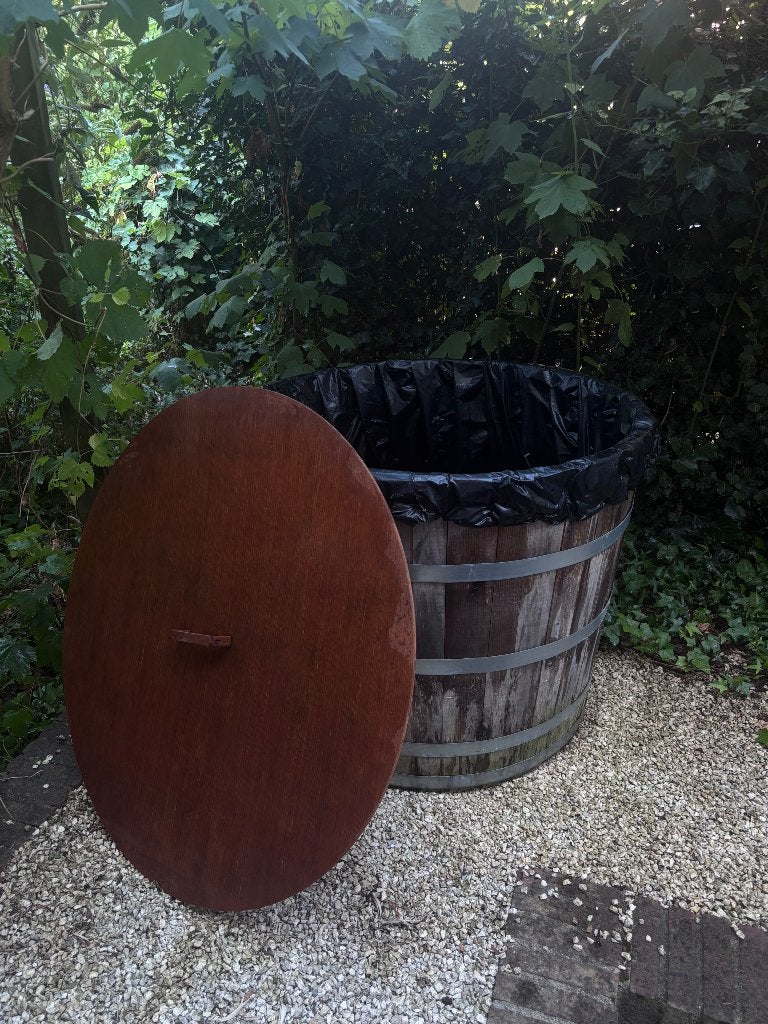 Mooie grote ijston/ijsbad of regenton, 150 liter of meer, Ophalen, Zo goed als nieuw, Hout