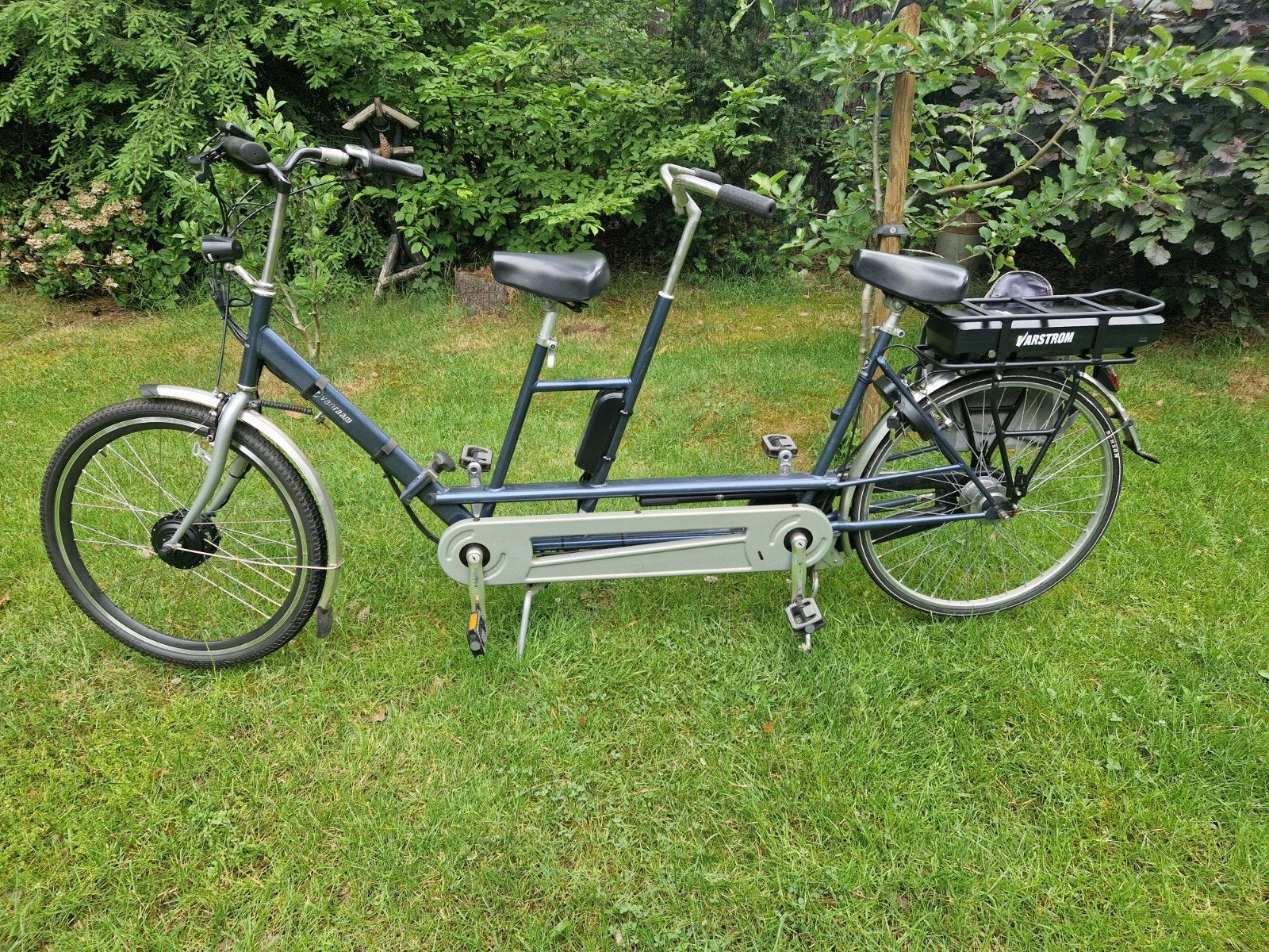 Van Raam elektrische tandem incl. aangepaste fietsendrager, Ophalen, Minder dan 10 versnellingen, Gebruikt, Van Raam