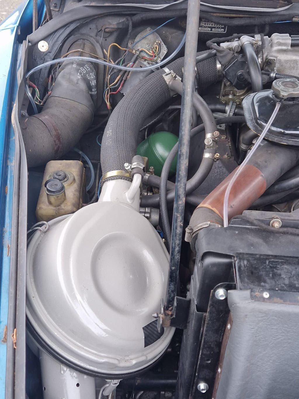 prachtige ds pallas 2300,5-bak,delta bleu uit 1973 op lpg, foto 8