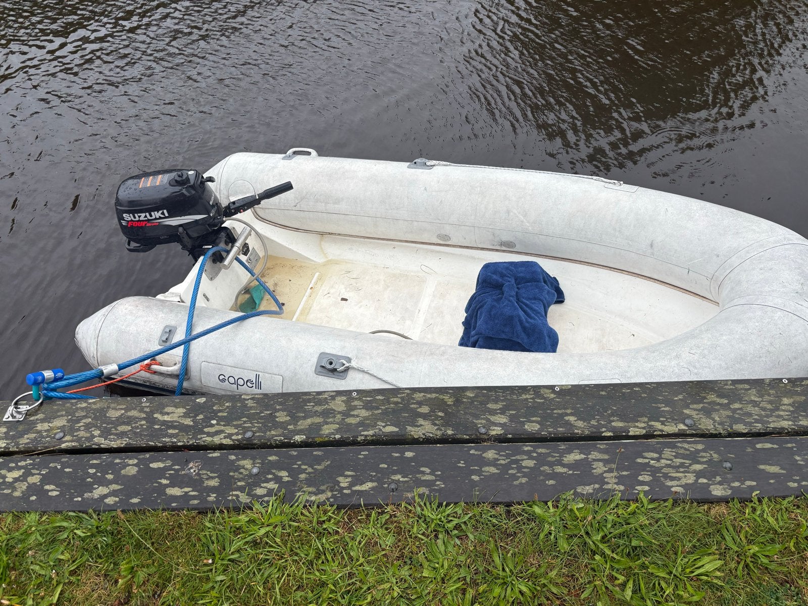 Suzuki 6pk met rib 320, Ophalen, Gebruikt, Buitenboordmotor