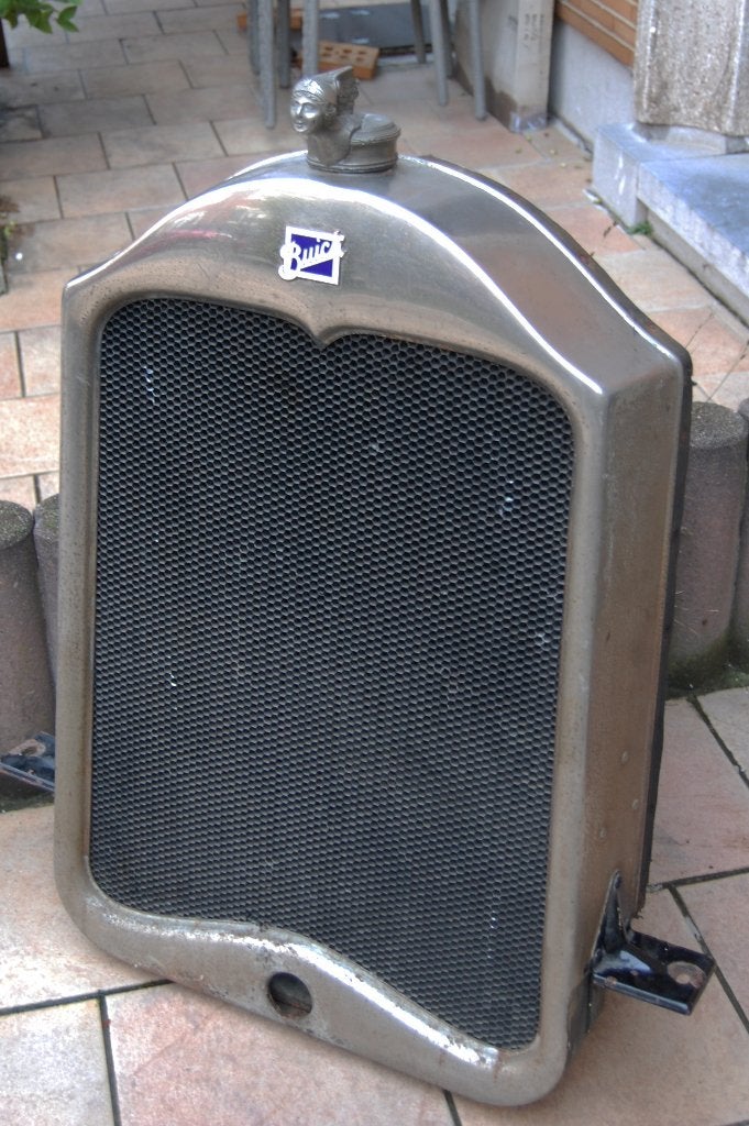 radiator grille automobile Buick 1928 oldtimer, Ophalen