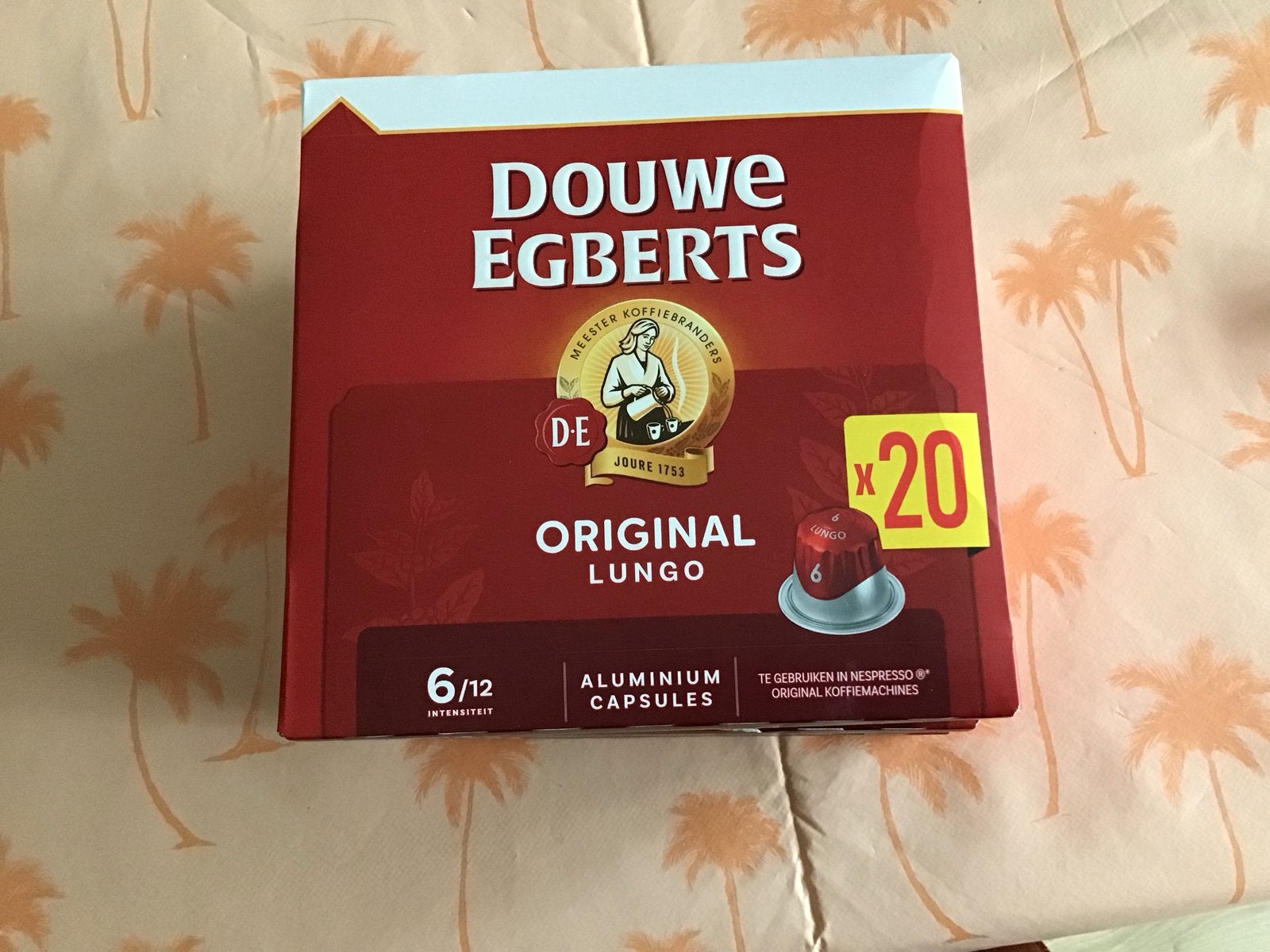 Douwe Egberts Original Lungo Nespresso compatibele capsules, Koffiepads en cups, Overige modellen, Verzenden, 10 kopjes of meer